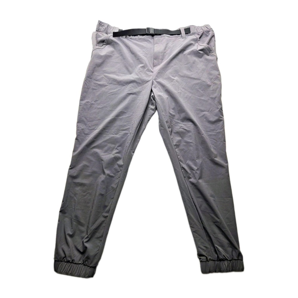Columbia Timberlake Camp Woven Jogger Pants Mens XXL 30 Gray Belted 1947491